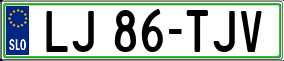 Truck License Plate